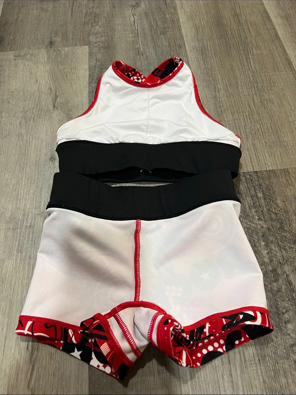 Rebel Athletic Rock City cheer set size YS